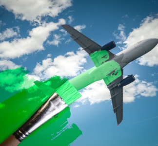 Illustration article : Secteur de l’aviation : les carburants verts prennent leur envol !