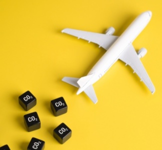 Illustration article : Transport aérien : anticiper ses propres émissions de gaz à effet de serre