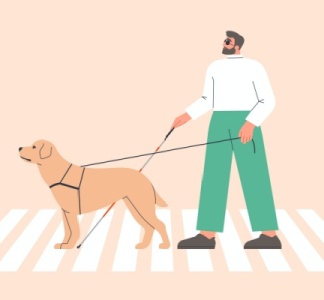 Illustration article : TVA à 5,5 % : du nouveau pour les personnes aveugles et malvoyantes